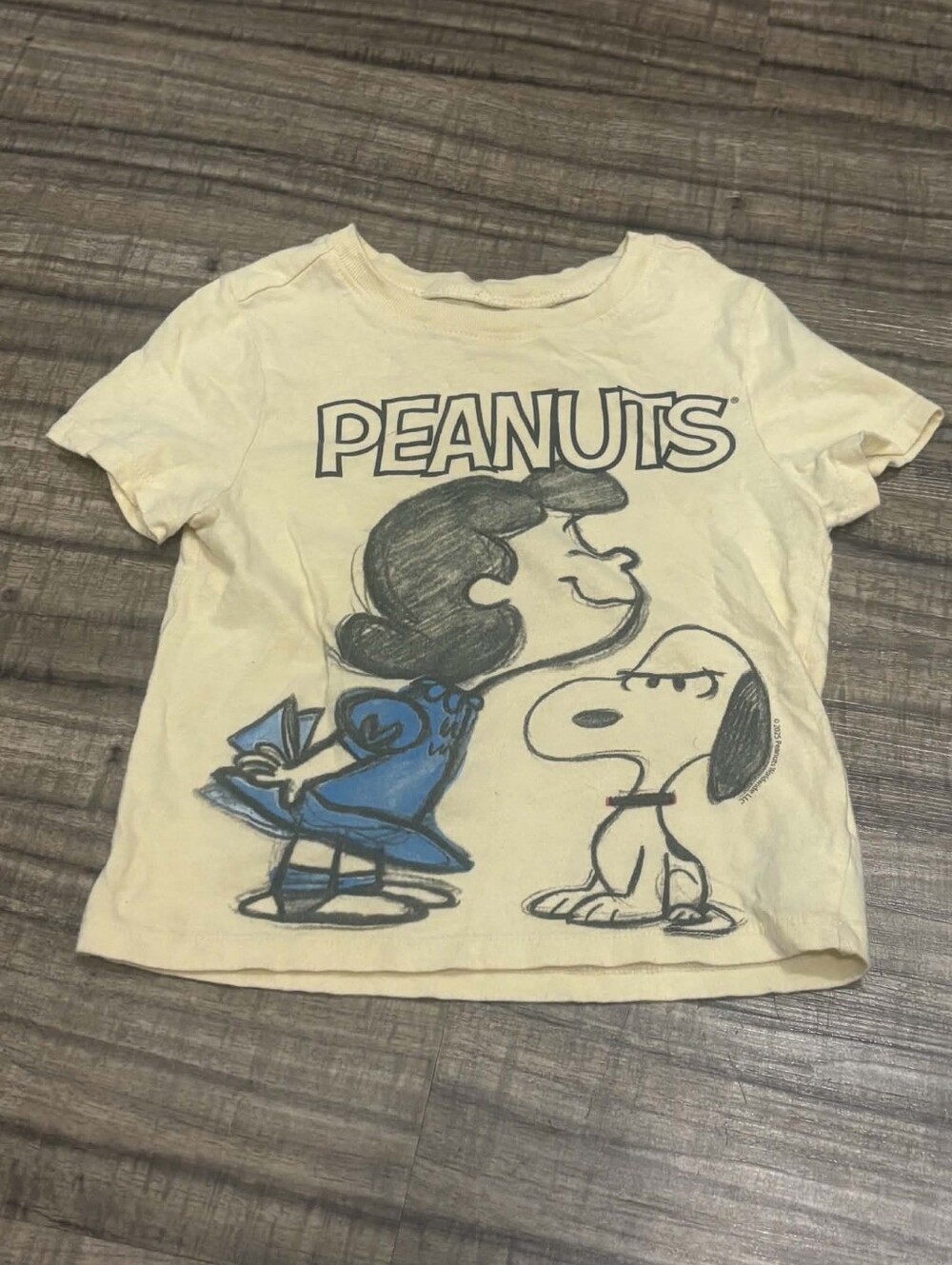 Old Navy Peanuts Toddler Short Sleeve Shirt, Tag Size 3T